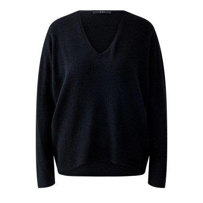 Oui - Pullover FREYJA - Größe 36 DAMEN - black Oui - Pullover FREYJA - Größe 36 DAMEN - black