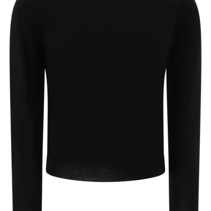 Lardini - Wool-Blend Sweater With Ribbed Detailing And Class - Größe S - schwarz Lardini - Wool-Blend Sweater With Ribbed Detailing And Class - Größe S - schwarz