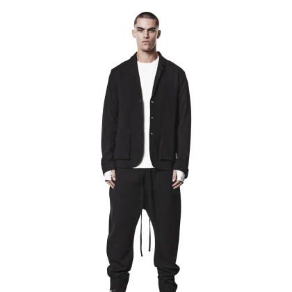 Thom Krom - Hose mit elastischem Bund - Größe M - schwarz Thom Krom - Hose mit elastischem Bund - Größe M - schwarz