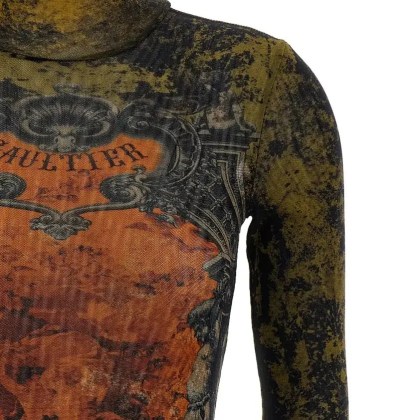 Jean Paul Gaultier - Médaillon Bodysuit - Größe S - schwarz – Bild 3