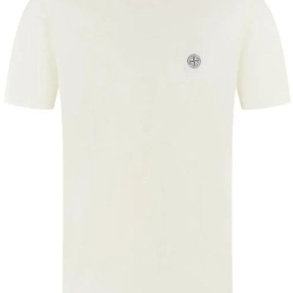 Stone Island - Logo Patch T-Shirt - Größe L - beige Stone Island - Logo Patch T-Shirt - Größe L - beige
