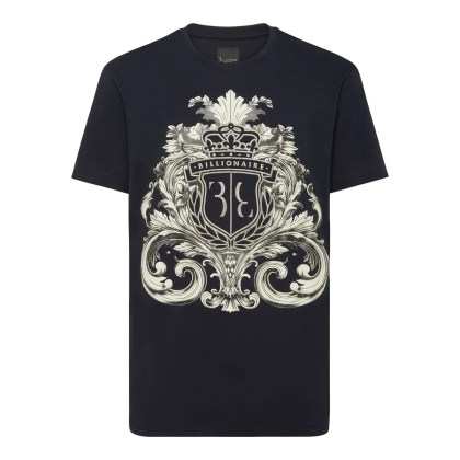 BILLIONAIRE - T-Shirt Baroque - Größe M - blau BILLIONAIRE - T-Shirt Baroque - Größe M - blau