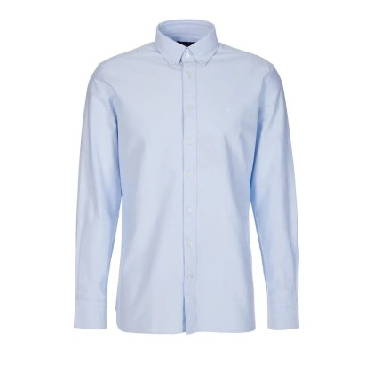 Hackett - Washed Oxford Shirt - Größe L - blau Hackett - Washed Oxford Shirt - Größe L - blau