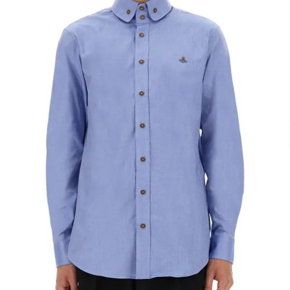 Vivienne Westwood - "Krall" Shirt - Größe 50 - blau Vivienne Westwood - "Krall" Shirt - Größe 50 - blau