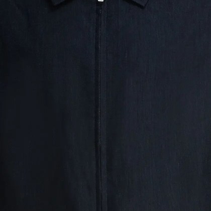 Vince - Textured Blue Bomber Jacket - Größe XL - blau – Bild 3