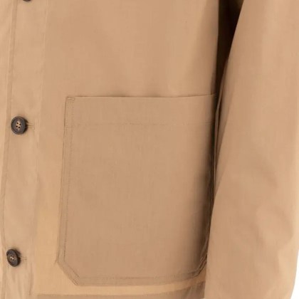 Incotex - Beige Jacket With Classic Collar - Größe 52 - beige