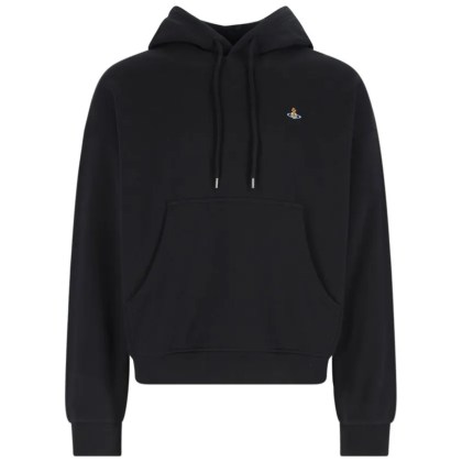 Vivienne Westwood - "Orb" Hoodie Black - Größe XXL - schwarz Vivienne Westwood - "Orb" Hoodie Black - Größe XXL - schwarz