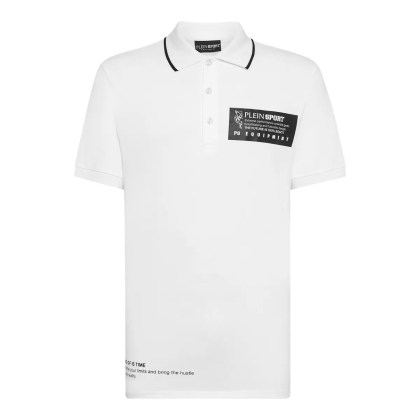 Plein Sport - Poloshirt - Größe L - weiß Plein Sport - Poloshirt - Größe L - weiß