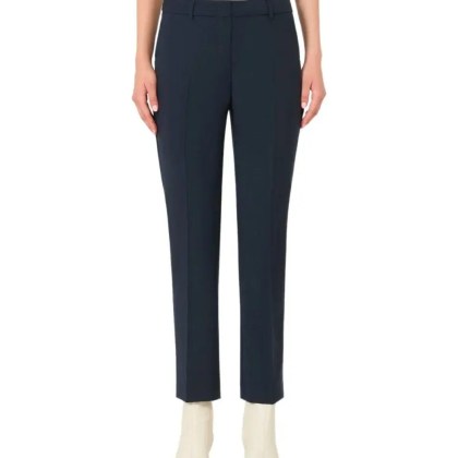 Max Mara - Canon Blue Pants - Größe 42 - blau – Bild 4