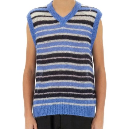 Marni - Striped Mohair Blend Vest - Größe 50 - bunt Marni - Striped Mohair Blend Vest - Größe 50 - bunt