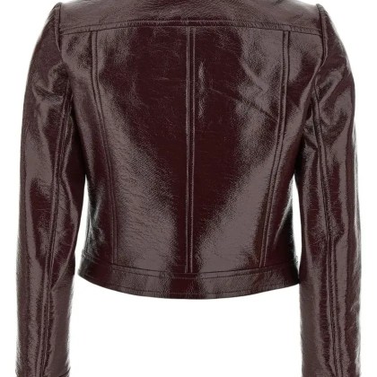 Courrèges - Reedition Vinyl' Jacket - Größe 34 - rot – Bild 4