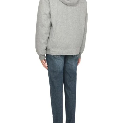 Brunello Cucinelli - Wool Down Jacket - Größe M - grau – Bild 4