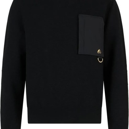 Moose Knuckles - Elowan Sweater Black - Größe S - schwarz Moose Knuckles - Elowan Sweater Black - Größe S - schwarz