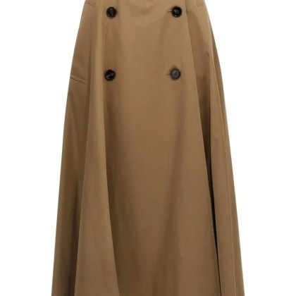 Burberry - %27Brenda%27 Skirt - Größe 12 - braun Burberry - %27Brenda%27 Skirt - Größe 12 - braun