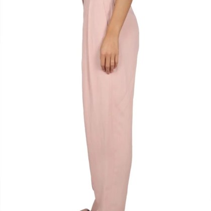 Stella McCartney - Pleated High-Waisted Soft Pants With Hook - Größe 40 - pink – Bild 3