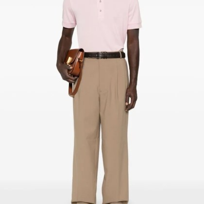 Tom Ford - Light Pink Short-Sleeve Polo - Größe 48 - pink – Bild 2