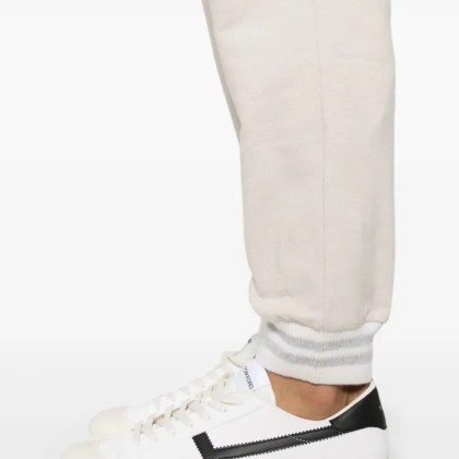 Eleventy - Cashmere Track Pants - Größe XL - beige – Bild 3