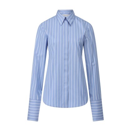 Sportmax - Hemdbluse Conio mit Streifen - Größe 44 - blau Sportmax - Hemdbluse Conio mit Streifen - Größe 44 - blau
