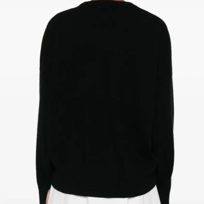 Loulou Studio - Round-Neck Knitted Sweater - Größe XL - schwarz – Bild 2