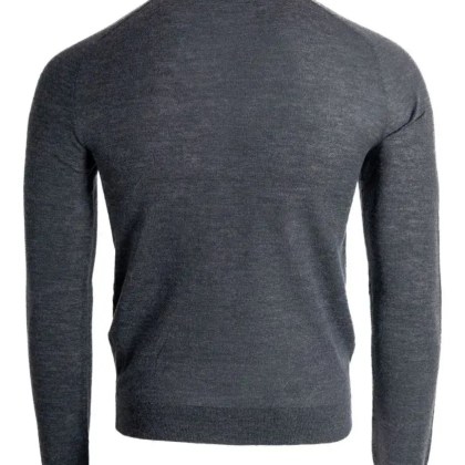 J.W.Anderson - Fitted High-Neck Knitwear Sweater With Subtle Deta - Größe XS - grau