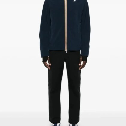 K-Way - Navy Blue Waterproof Bonded Jacket - Größe M - blau – Bild 4