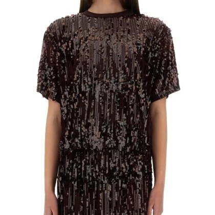 Baum Und Pferdgarten - "Juli" Top With Sequins - Größe XS - rot Baum Und Pferdgarten - "Juli" Top With Sequins - Größe XS - rot
