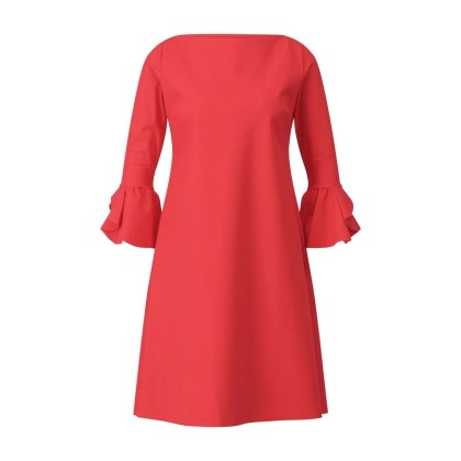 Chiara Boni - Midikleid Acura mit Trompetenärmeln - Größe 36 - rot Chiara Boni - Midikleid Acura mit Trompetenärmeln - Größe 36 - rot