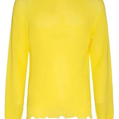 Laneus - Yellow Cotton Sweater - Größe 50 - yellow Laneus - Yellow Cotton Sweater - Größe 50 - yellow