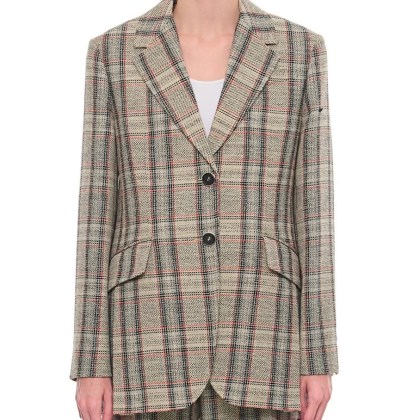 Durazzi Milano - Checked Tailored Jacket - Größe 44 - grau Durazzi Milano - Checked Tailored Jacket - Größe 44 - grau