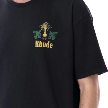 Rhude - Tabaco Tee Vintage Black - Größe S - schwarz – Bild 3