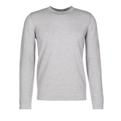 04651 - Merino Crew - Größe M - grau 04651 - Merino Crew - Größe M - grau