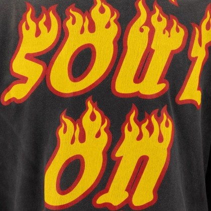 Saint Mxxxxxx - Long-Sleeve Graphic T-Shirt - Größe L - schwarz – Bild 3