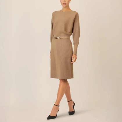 Apart - Strickkleid - Größe 44/46 DAM - braun – Bild 4