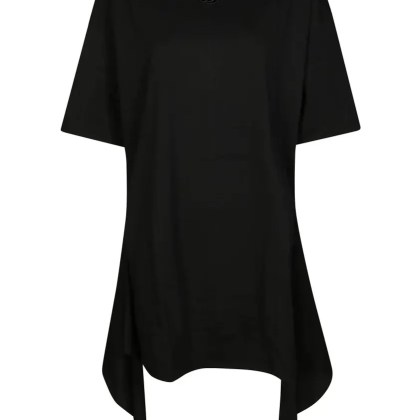 Diesel - Asymmetrical Hem Black Tunic With Side Ties - Größe S - schwarz Diesel - Asymmetrical Hem Black Tunic With Side Ties - Größe S - schwarz