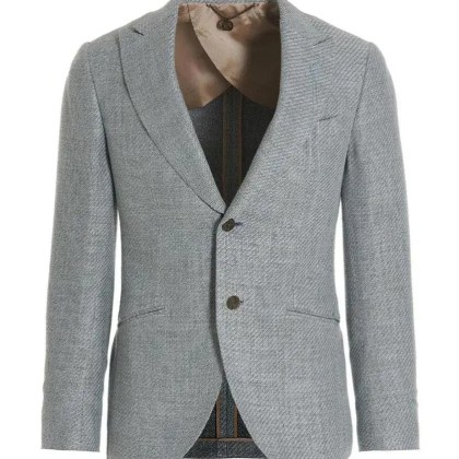 MAURIZIO MIRI - %27Keanu%27 Blazer Jacket - Größe 48 - grau MAURIZIO MIRI - %27Keanu%27 Blazer Jacket - Größe 48 - grau