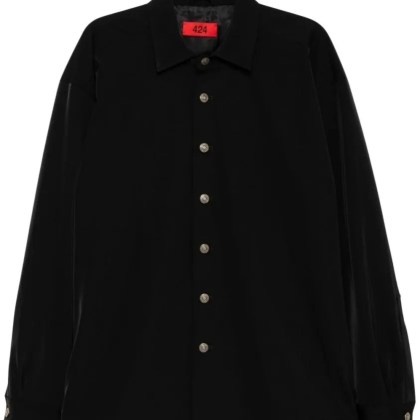 424 - Classic Black Shirt - Größe 48 - schwarz 424 - Classic Black Shirt - Größe 48 - schwarz