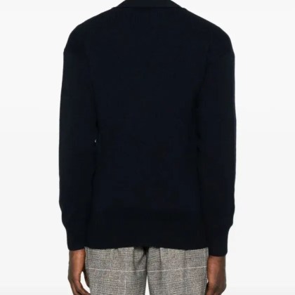 Gran Sasso - V-Neck Cardigan Sweater With Button Closure - Größe 50 - schwarz – Bild 3