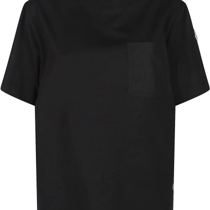 Moncler - T-shirt Black - Größe M - schwarz Moncler - T-shirt Black - Größe M - schwarz