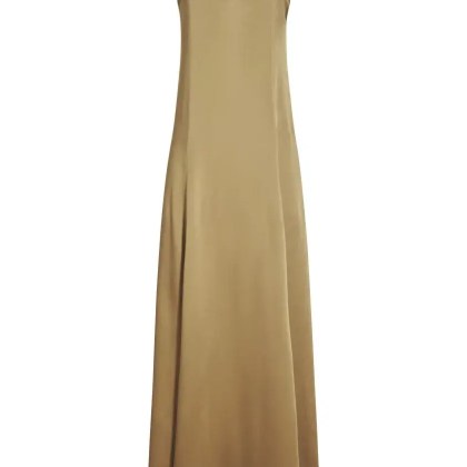 Forte Forte - Flowing Silhouette Dress With Deep V-Neckline - Größe I - braun Forte Forte - Flowing Silhouette Dress With Deep V-Neckline - Größe I - braun