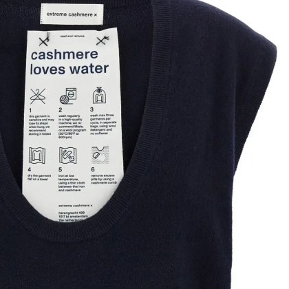 Extreme Cashmere - 'N.423 Lord' Vest - Größe ONE SIZE - schwarz – Bild 3