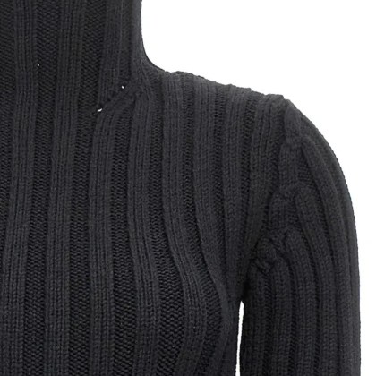 Ann Demeulemeester - 'Cyntia' Dress - Größe XS - schwarz – Bild 3