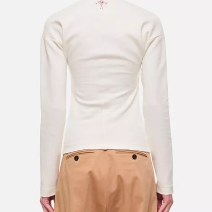 Plan C - Jersey Sweater - Größe M - white – Bild 3