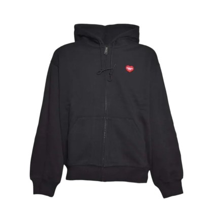 Carhartt Wip - Hooded Heart Ii Hartt Sweat Jacket - Größe L - schwarz Carhartt Wip - Hooded Heart Ii Hartt Sweat Jacket - Größe L - schwarz