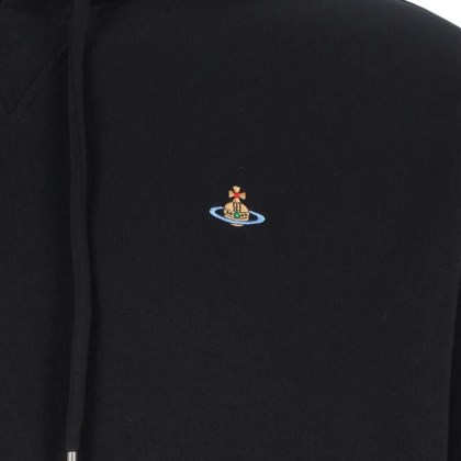 Vivienne Westwood - "Orb" Hoodie Black - Größe XXL - schwarz – Bild 4
