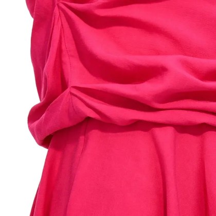 Rochas - Draping Neckline Dress - Größe 38 - rot – Bild 2