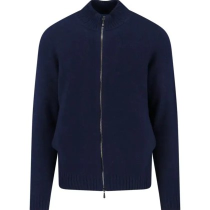 Drumohr - Lambswool Sweater – Navy Blue - Größe 54 - blau Drumohr - Lambswool Sweater – Navy Blue - Größe 54 - blau