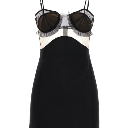 Nensi Dojaka - %27Explosive Flower Bra%27 Dress - Größe M - schwarz Nensi Dojaka - %27Explosive Flower Bra%27 Dress - Größe M - schwarz