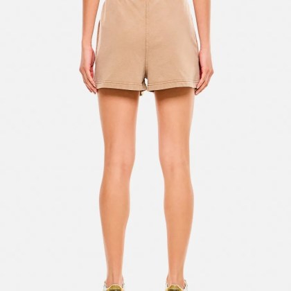 Fendi - Brown Sweat Shorts With Elasticated Waist - Größe S - beige – Bild 3