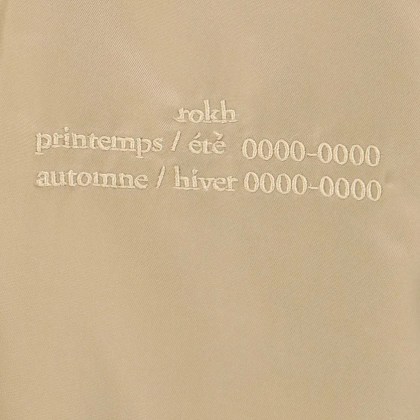 Rokh - Logo Hooded Parka - Größe 36 - braun – Bild 2