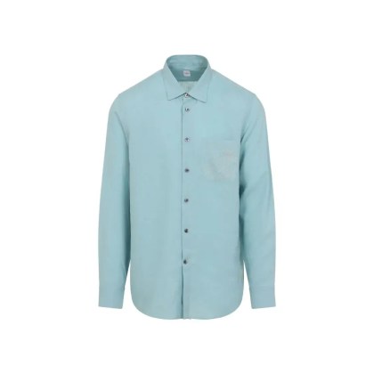 Berluti - Sophisticated Linen Shirt - Größe 43 - blau Berluti - Sophisticated Linen Shirt - Größe 43 - blau